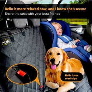 Dog Seat Cover for Back Seat, Waterproof Scratchproof Heavy Duty Pet Car /B11/